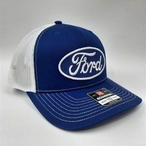 Richardson 112 Retro Vintage Style Trucker Ford Embroidered Patch Cap Hat Oval